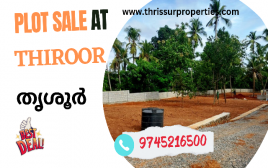8 Cent 6 Cent Plot Sale at Thiroor, Thrissur